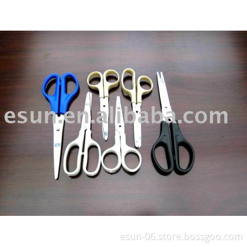Green PLA handle of PLA handle of scissors